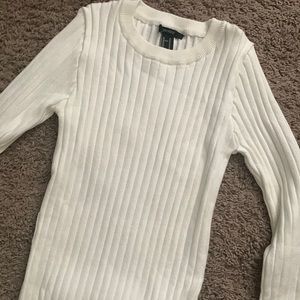 NWOT Forever 21 white sweater dress